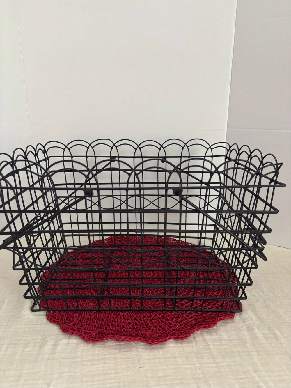 Vintage Wire Storage Basket - Home Accents